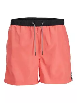 Шорты для плавания Jack & Jones JPSTFIJI JJSWIM BLACK TAPE LY SN, красный