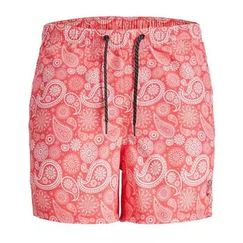 Шорты для плавания Jack & Jones Jpstfiji Paisley, красный