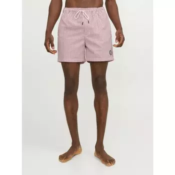 Шорты для плавания Jack & Jones Seersucker Swimming Shorts, красный