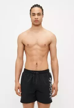 Шорты для плавания JPSTMAUI SPLICE LOGO AKM SN Jack & Jones, черный