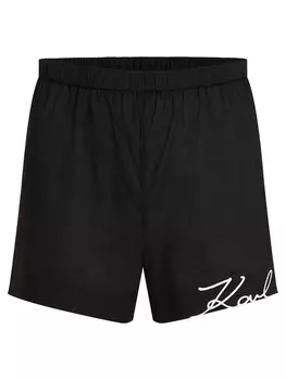 Шорты для плавания Karl Lagerfeld Board Shorts, черный