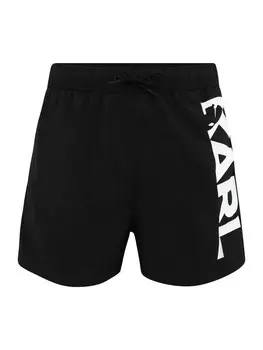 Шорты для плавания Karl Lagerfeld Board Shorts, черный