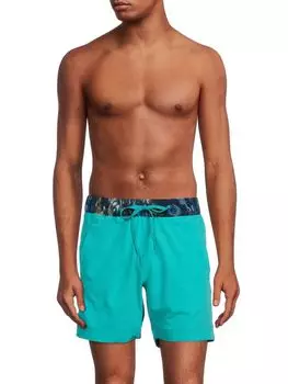 Шорты для плавания классического кроя All At Sea Robert Graham, цвет Seafoam