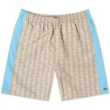 Шорты для плавания Lacoste Monogram Swim Shorts, цвет Croissant & Bonnie