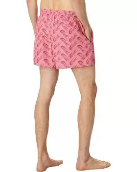Шорты для плавания Lacoste Printed Swim Shorts, цвет Lighthouse Red/Reseda