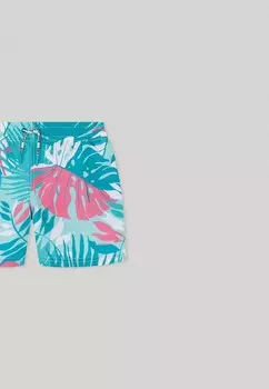 Шорты для плавания LEAF Pepe Jeans, бирюзовый