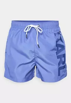 Шорты для плавания LOGO SHORT BOARD KARL LAGERFELD, синий
