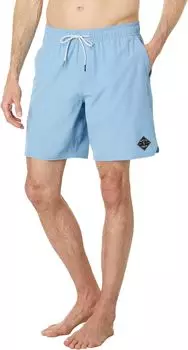 Шорты для плавания Lowtide Elastic 18 дюймов Salty Crew, цвет Marine Blue