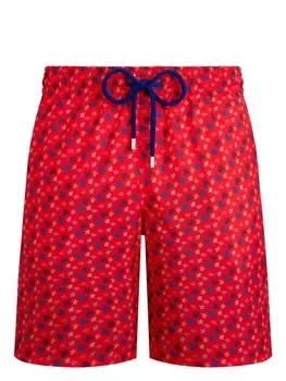Шорты для плавания Micro Rondes des Tortues Vilebrequin, красный