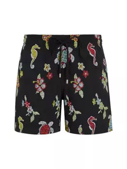 Шорты для плавания Mistral Turtle Vilebrequin, цвет noir