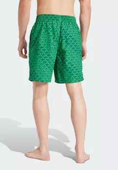 Шорты для плавания Monogram Swimsh adidas Originals, зеленый технолес