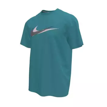 Шорты для плавания Nike Stacked Swoosh, синий/зеленый