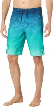 Шорты для плавания O'Neill Hyperfreak Heat S-Seam Fade 21" Boardshorts, цвет Aqua Blue