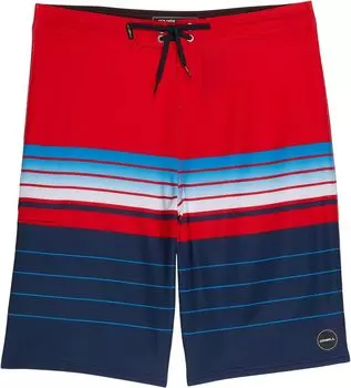Шорты для плавания O'Neill Hyperfreak Heist Boardshorts, цвет Red/White/Blue