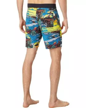 Шорты для плавания O'Neill Hyperfreak Mysto Artist 19" Boardshorts, цвет Multicolored