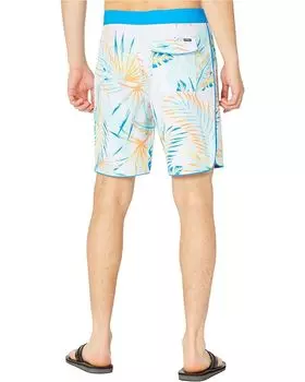 Шорты для плавания O'Neill Hyperfreak Tropic Shadow 19" Boardshorts, белый