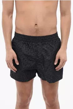 Шорты для плавания Off-White Logo, черный