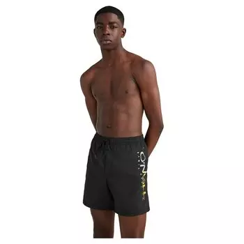 Шорты для плавания Oneill Cali Melted Print 16, черный