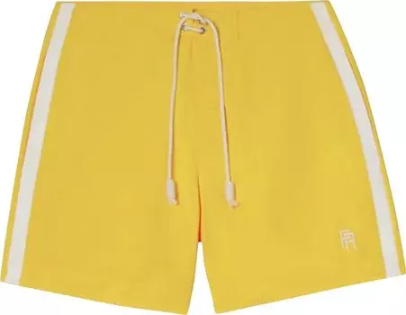 Шорты для плавания Palm Angels Monogram Swimshort 'Yellow/White', желтый