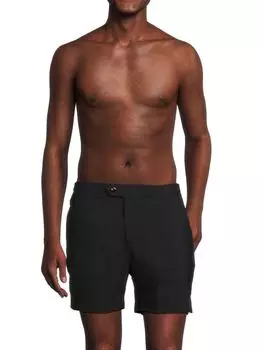 Шорты для плавания Paloma из жатого хлопка Swims, черный