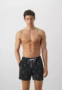 Шорты для плавания PATTERN GUARD CACTUS MICRO Hollister Co., цвет black