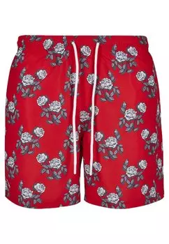 Шорты для плавания Pattern Urban Classics, цвет firered/rose