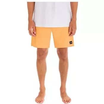 Шорты для плавания Phantom Zuma II Volley Mens Board Shorts 7" Inseam Swim Trunks Hurley, цвет nectarine