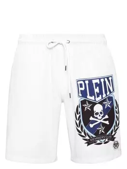 Шорты для плавания Philipp Plein Skull & Bones, белый