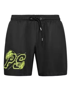 Шорты для плавания Plein Sport Board Shorts, черный