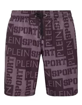 Шорты для плавания Plein Sport Board Shorts, цвет light purple/crimson