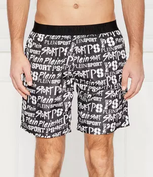 Шорты для плавания Plein Sport Regular Fit, черный