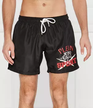 Шорты для плавания Plein Sport Regular Fit, черный