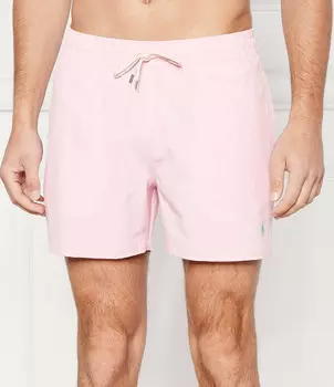 Шорты для плавания POLO RALPH LAUREN Slim Fit, пудрово-розовый