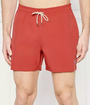 Шорты для плавания POLO RALPH LAUREN Slim Fit, красный