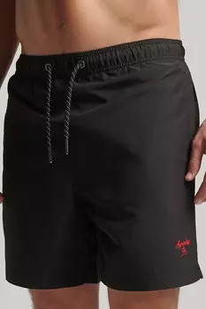 Шорты для плавания-поло Superdry, черный