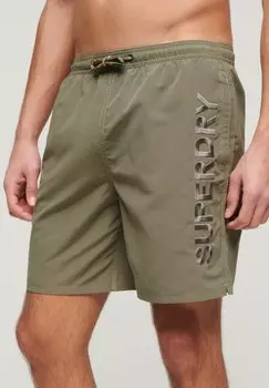Шорты для плавания PREMIUM EMBROIDERED Superdry, хаки
