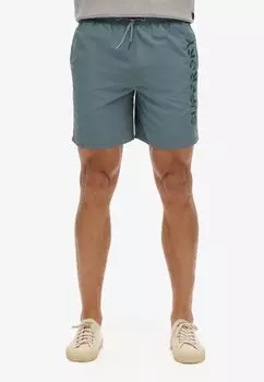 Шорты для плавания PREMIUM EMBROIDERED Superdry, светло-голубой