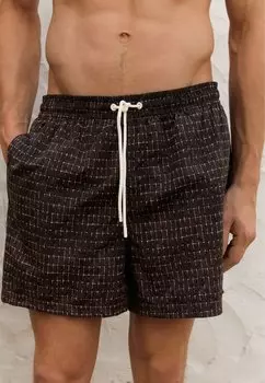Шорты для плавания PRINTED Massimo Dutti, бургундия