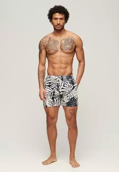 Шорты для плавания PRINTED Superdry, цвет mono palm print