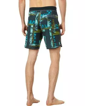 Шорты для плавания Quiksilver Blank Canvas Scallop 18" Boardshorts, черный