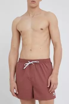 Шорты для плавания Quiksilver, бордовый