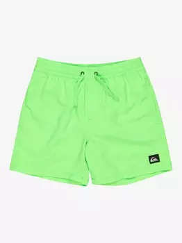 Шорты для плавания Quiksilver EVERYDAY SOLID VOLLEY YTH 14, зеленый