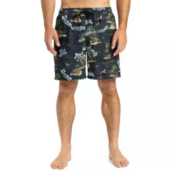Шорты для плавания Quiksilver Everyday Straight Volley 17, черный