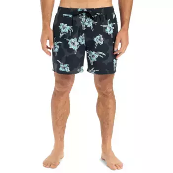 Шорты для плавания Quiksilver Everyday Straight Volley 15, черный