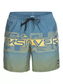 Шорты для плавания Quiksilver "Everyday Wordblock 17"", цвет Bering Sea