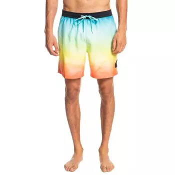 Шорты для плавания Quiksilver Faded Logo 17, разноцветный