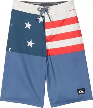 Шорты для плавания Quiksilver Kids Everyday Division 17" Boardshorts, цвет Midnight Navy