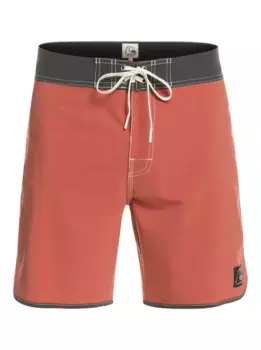 Шорты для плавания Quiksilver "Original Scallop 18 дюймов", цвет Marsala