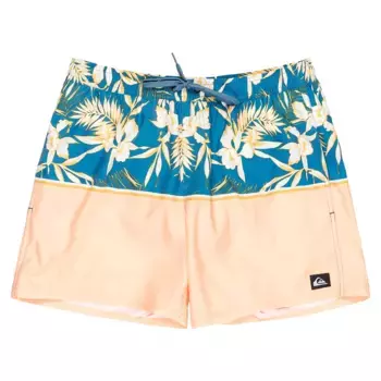 Шорты для плавания Quiksilver Spl Floral Volley 15, синий