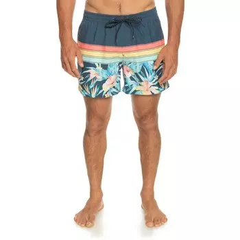 Шорты для плавания Quiksilver Sport Floral 15, синий